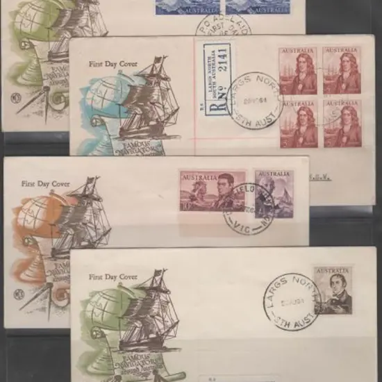 1963/64 Navigators on 4 WCS covers with 4/- pair ...