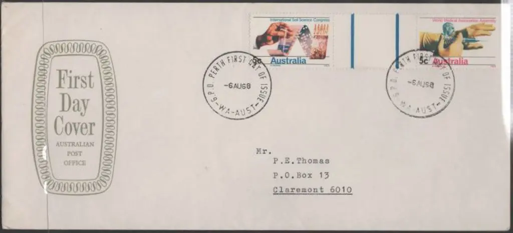 1968 (6th Aug) Soil/Medical gutter pair with thick ... Image 1++