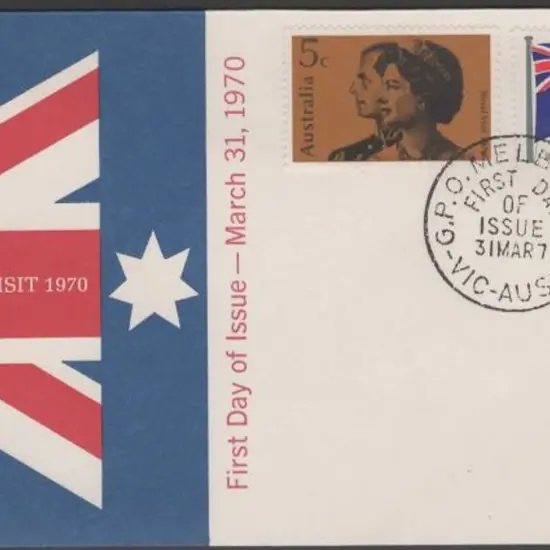 1970 (31st Mar) Royal Visit official FDC with neat ...