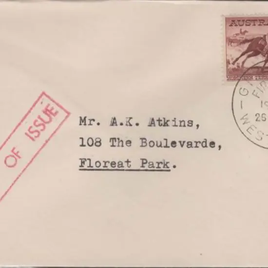 1961 (16th July) 5/- cattle on plain envelope with ...