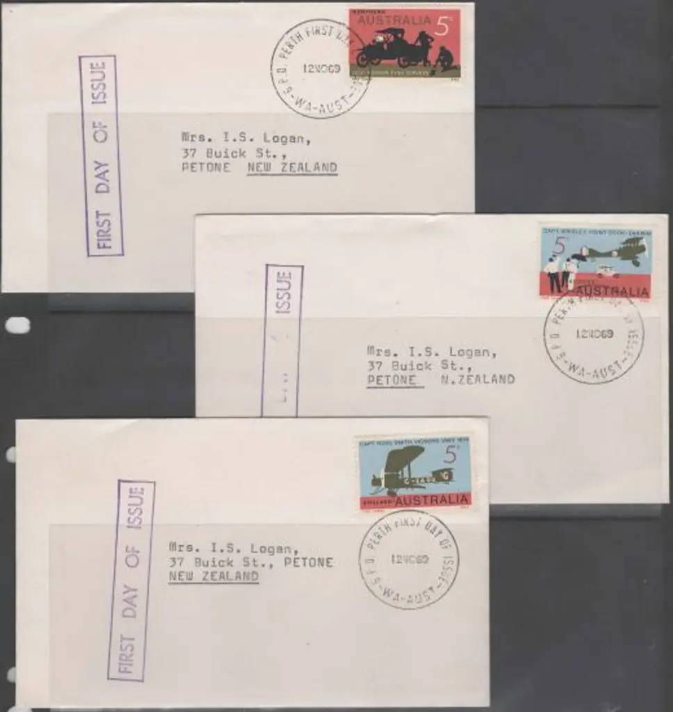 1969 (12th Nov) 50th Anniv of First England-Aust ... Image 1++