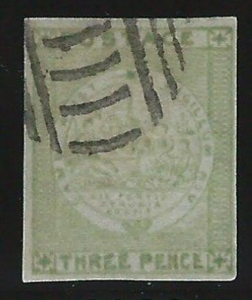1851 3d Sydney view in yellowish-green shade. Fine ... Image 1++