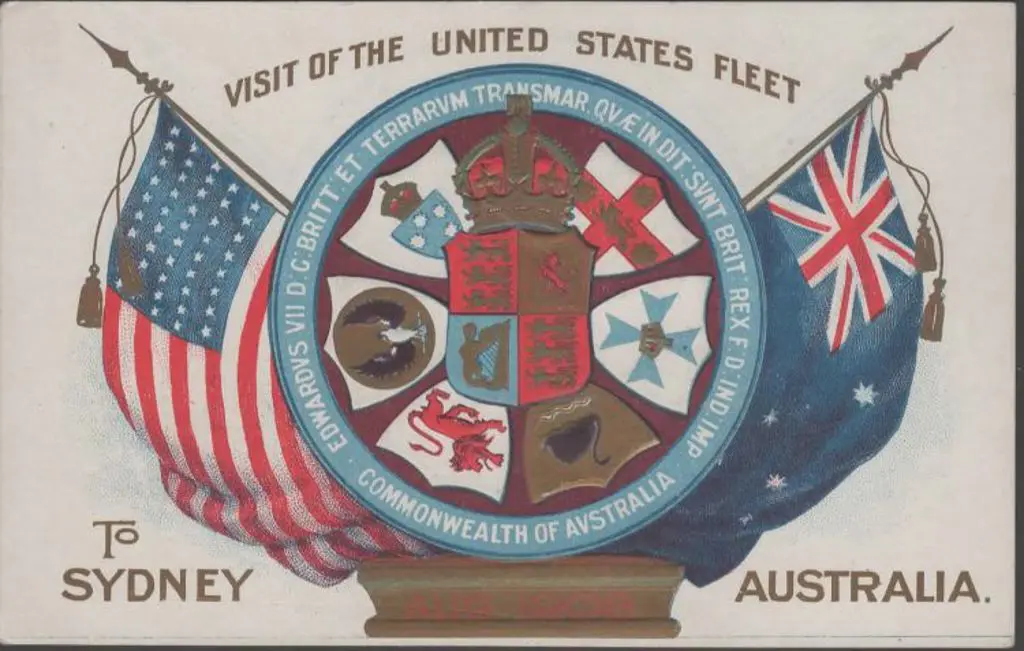 1908 (Aug) Visit of the United States Fleet ... Image 1++