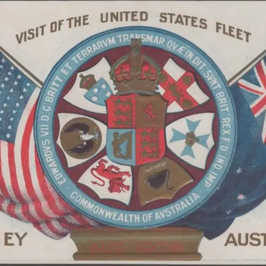 1908 (Aug) Visit of the United States Fleet ...