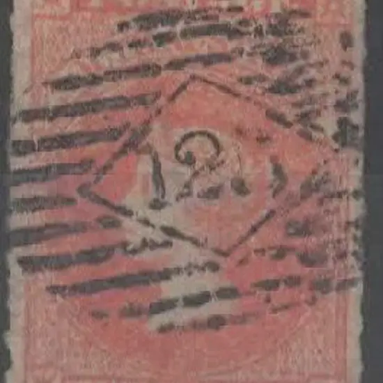 Postmark Hackham "125" diamond numeral cancel on ...