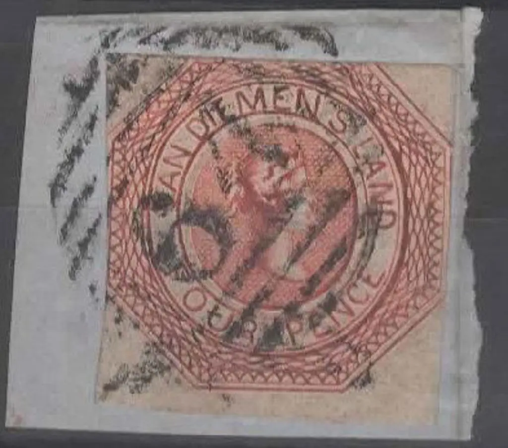 1853 4d bright brownish-orange VDL. Fine used on ... Image 1++