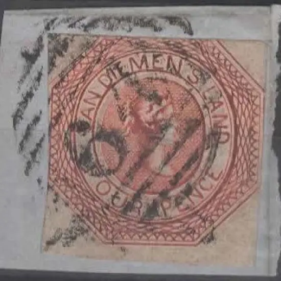 1853 4d bright brownish-orange VDL. Fine used on ...