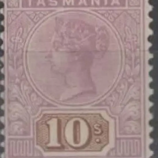 1892 10/- mauve & brown QV. MLH with minor gum ...
