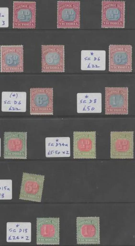 1890, 1895 & 1897 values to 1/- range of Postage ... Image 1++