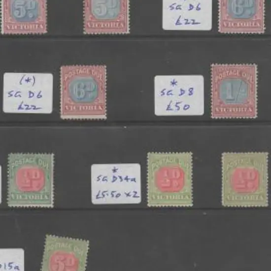 1890, 1895 & 1897 values to 1/- range of Postage ...