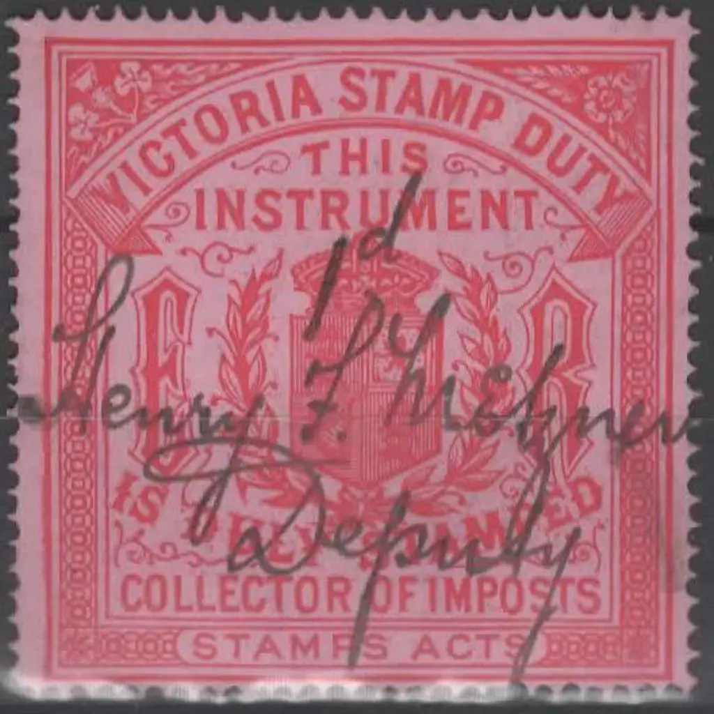 1902 Collector Of Imposts ER "This Instrument" ... Image 1++