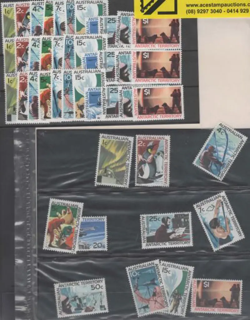 1966 Defins to $1 Mock Sun. 4 MUH sets plus 4 pres ... Image 1++