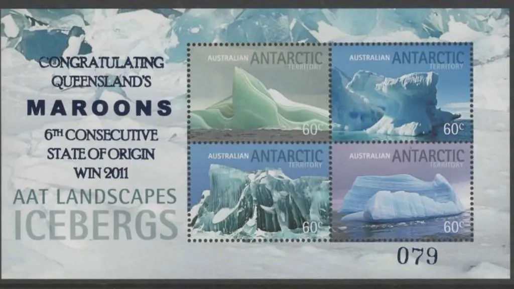 2011 Icebergs M/S ovptd "Congratulating ... Image 1++