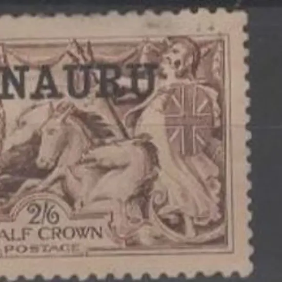 1916/23 1/- KGV & 2/6d & 5/- Seahorses ovptd ...
