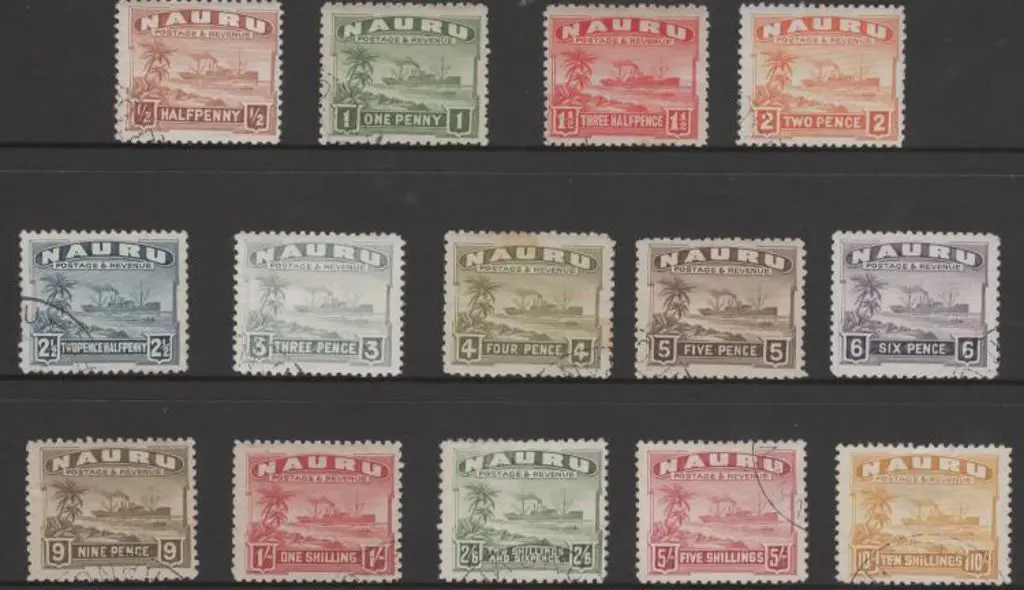 1924 Century shiny-paper set to 10/- CTO (with gum ... Image 1++