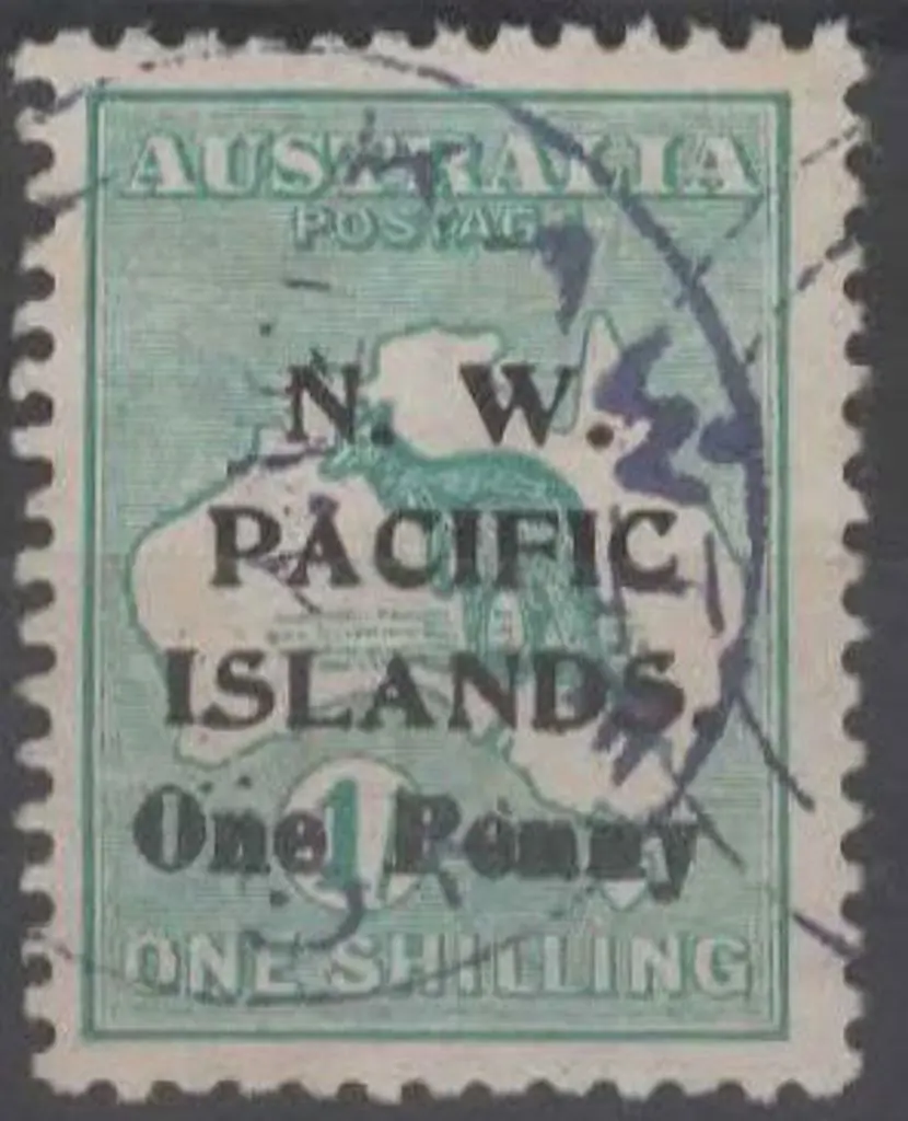 1914 "One Penny" surcharge on 1/- kangaroo. Fine ... Image 1++