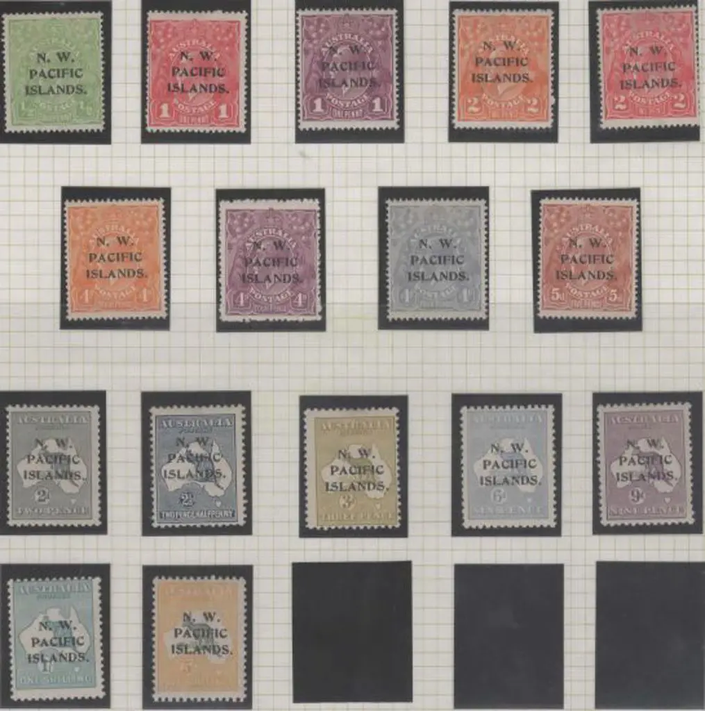 1915/23 MUH/MLH group comprising kangaroo with ... Image 1++