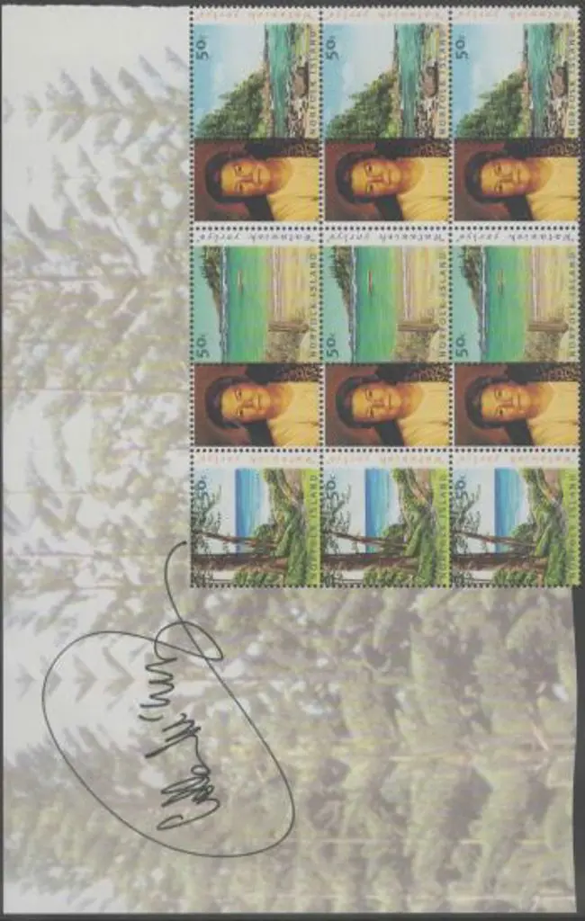 2003 50c Coastal View part personalised stamp ... Image 1++