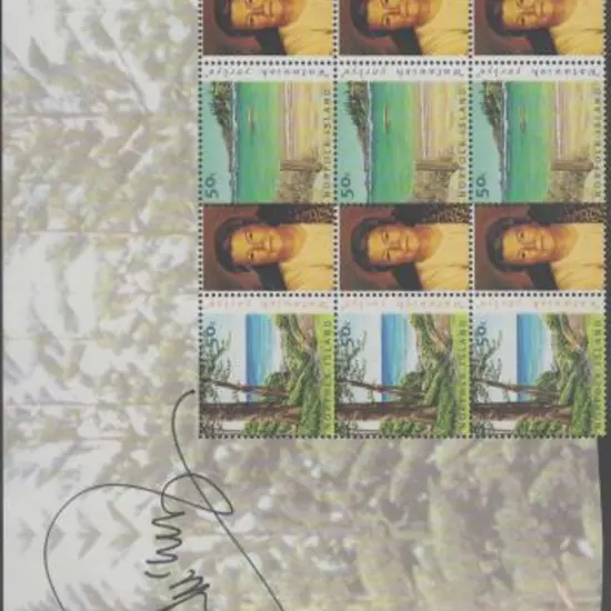 2003 50c Coastal View part personalised stamp ...
