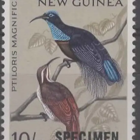 1964 10/- bird ovptd "SPECIMEN" MUH. SG 71s ...