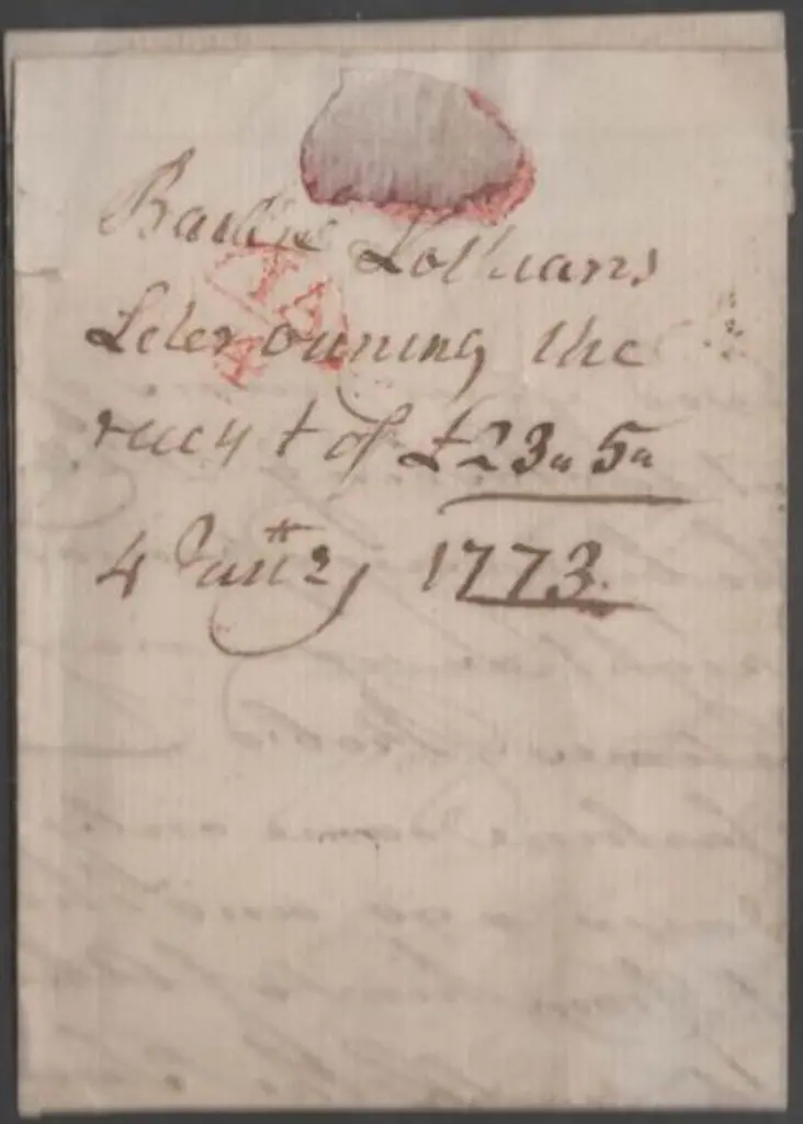 1773 (4th Jan) stampless entire with copperplate ... Image 1++