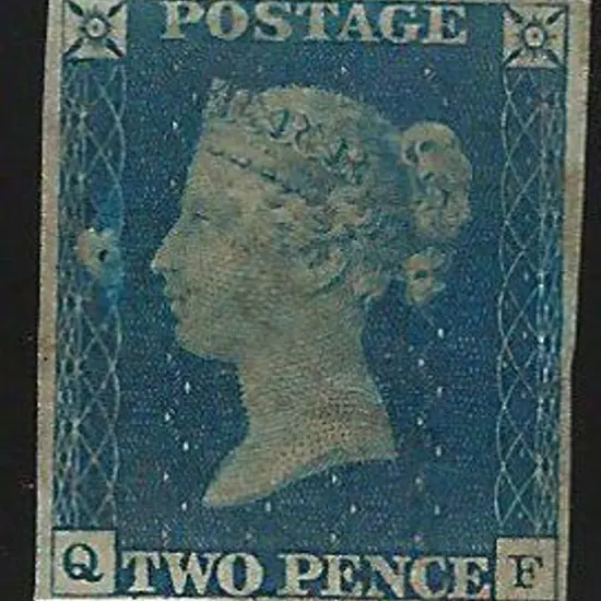 1840 2d blue. Mint with minimal original gum. ...