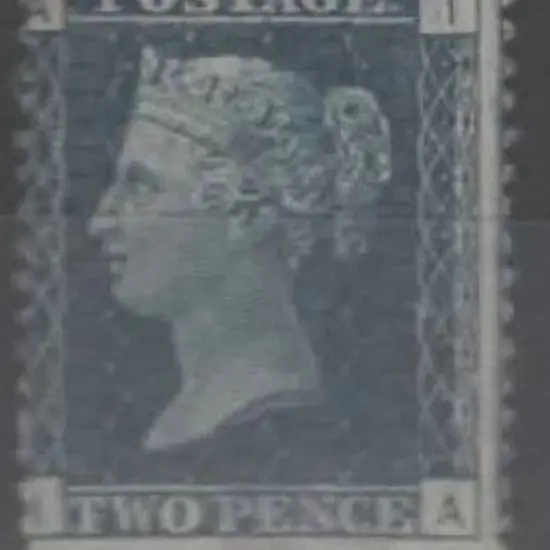 1858/79 2d blue QV, plate 15. MLH but poorly ...