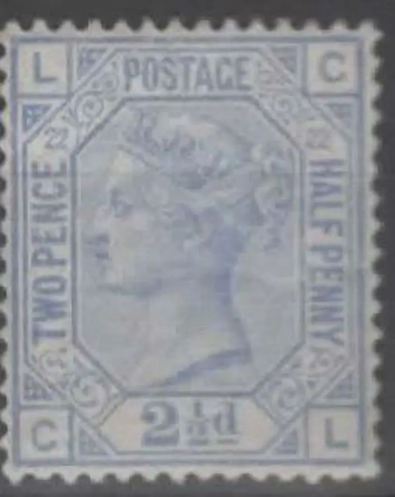 1880/83 2½d blue, plate 22, wmk Imperial Crown QV. ... Image 1++