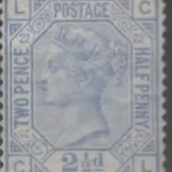 1880/83 2½d blue, plate 22, wmk Imperial Crown QV. ...