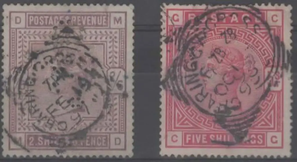 1883/84 2/6d lilac QV perfined "G.&.Co" with ... Image 1++