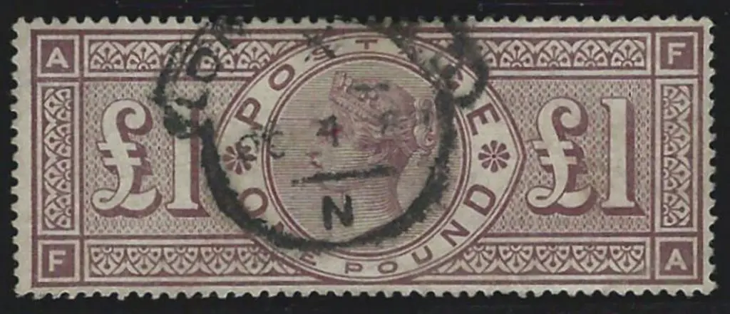 1888 £1 brown-lilac, wmk Three Orbs. Good to fine ... Image 1++