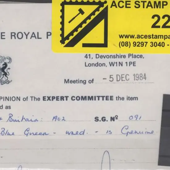 1902 ½d KEVII ovptd "R.H.OFFICIAL" with heavy ...