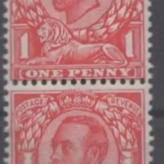 1912 1d bright scarlet with Imperial Crown wmk in ...