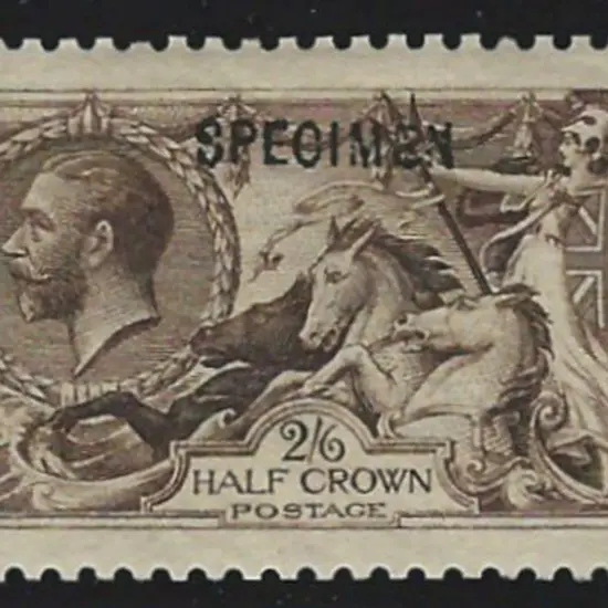 1913 2/6d deep sepia-brown. Waterlow ovptd ...