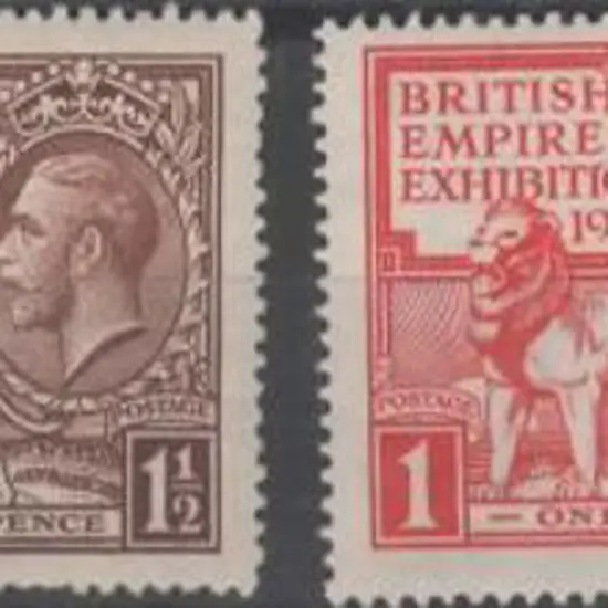 1924 & 1925 British Empire Exhibition pairs. MVLH. ...