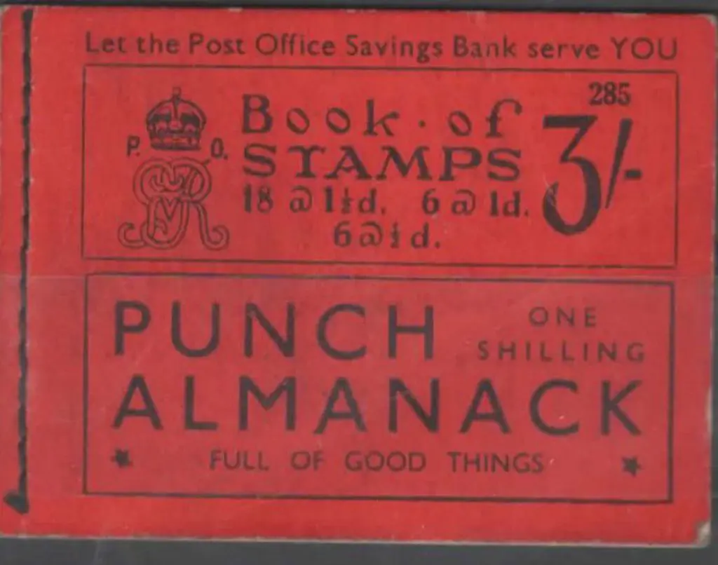 1934 KGV 3/- booklet but containing only the 2 ... Image 1++