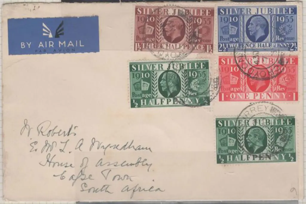 1935 (7th May) Silver Jubilee FDC with set plus ... Image 1++