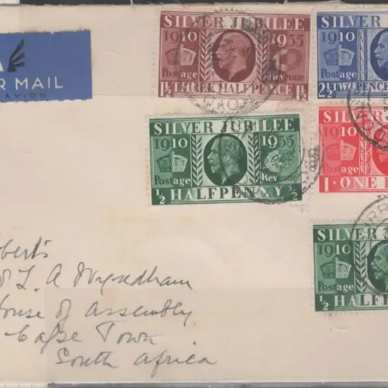 1935 (7th May) Silver Jubilee FDC with set plus ...