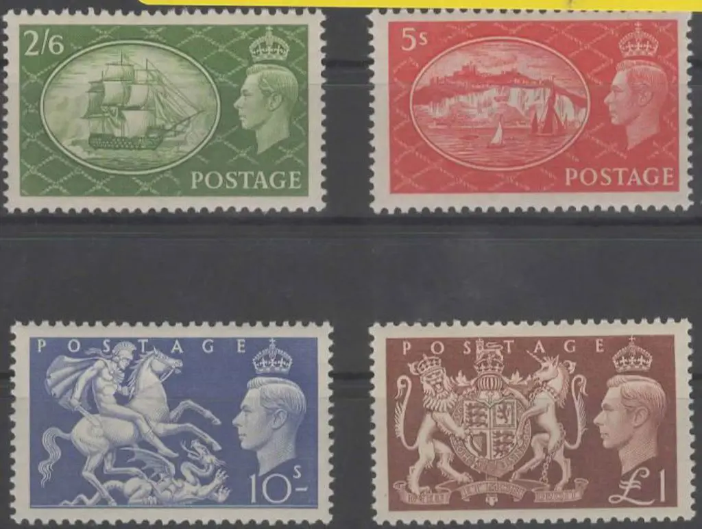 1951 Festival of Britain high vals set of 4 MUH. ... Image 1++