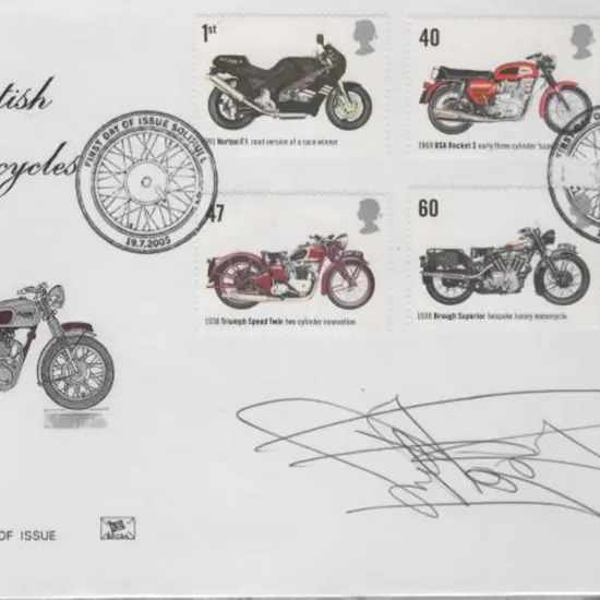 2005 (19th July) British Motorcycles Stuart FDC ...