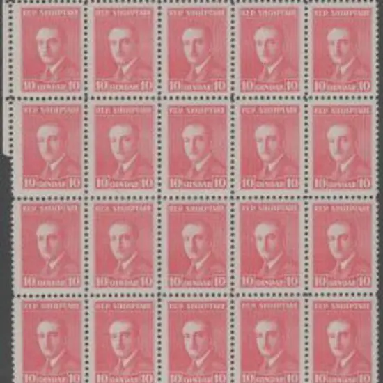 Albania 1925 10q President Zogu, perf. 11½ part ...