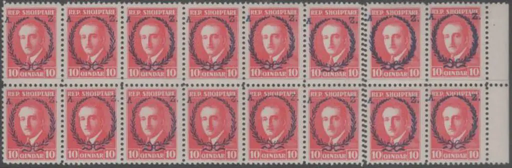 Albania 1927 10q Ahmed Zogu second year as ... Image 1++
