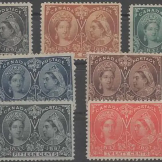 Canada 1897 QV Jubilee issue complete simplified ...