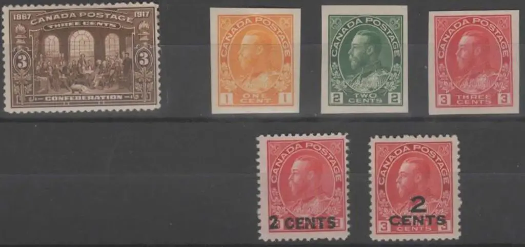 Canada 1917 3¢ bistre-brown Confederation, 1922/31 ... Image 1++