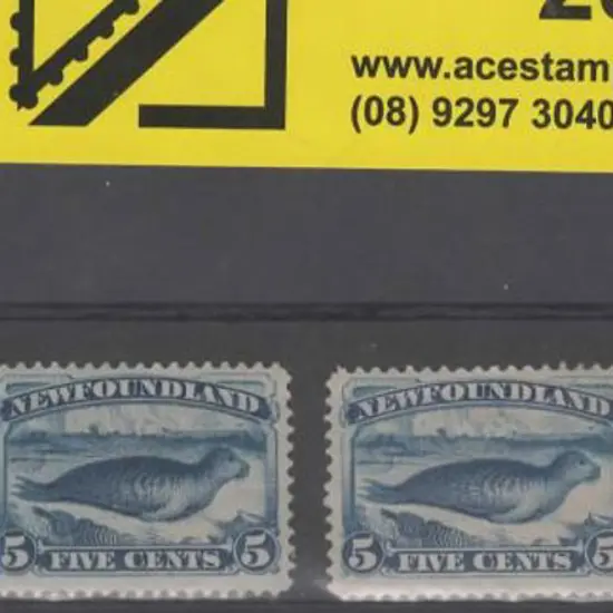 Canada-Newfoundland 1880/82 5¢ pale dull blue MLH ...