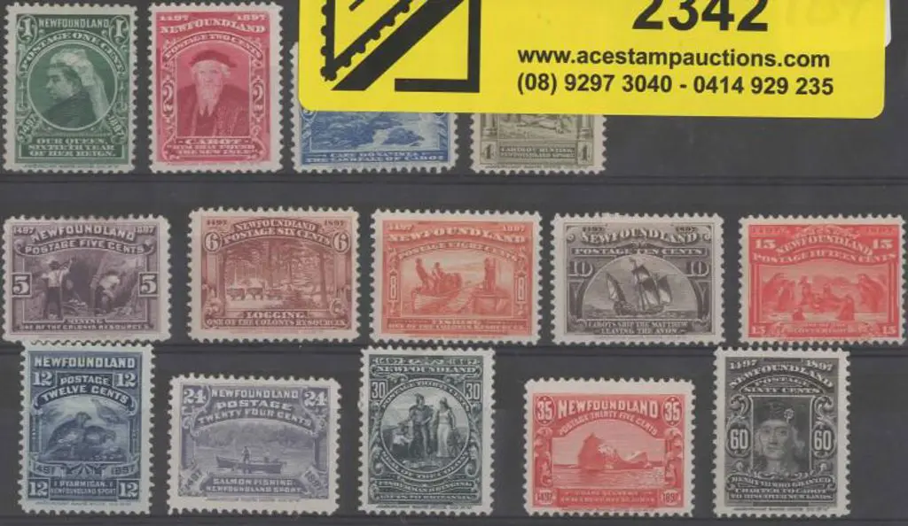 Canada-Newfoundland 1897 Discovery Anniv set of ... Image 1++