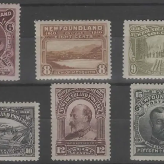 Canada-Newfoundland 1911 Pictorials recess printed ...