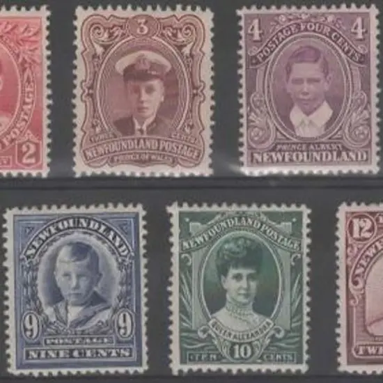 Canada-Newfoundland 1911 Coronation set of 11 MLH. ...