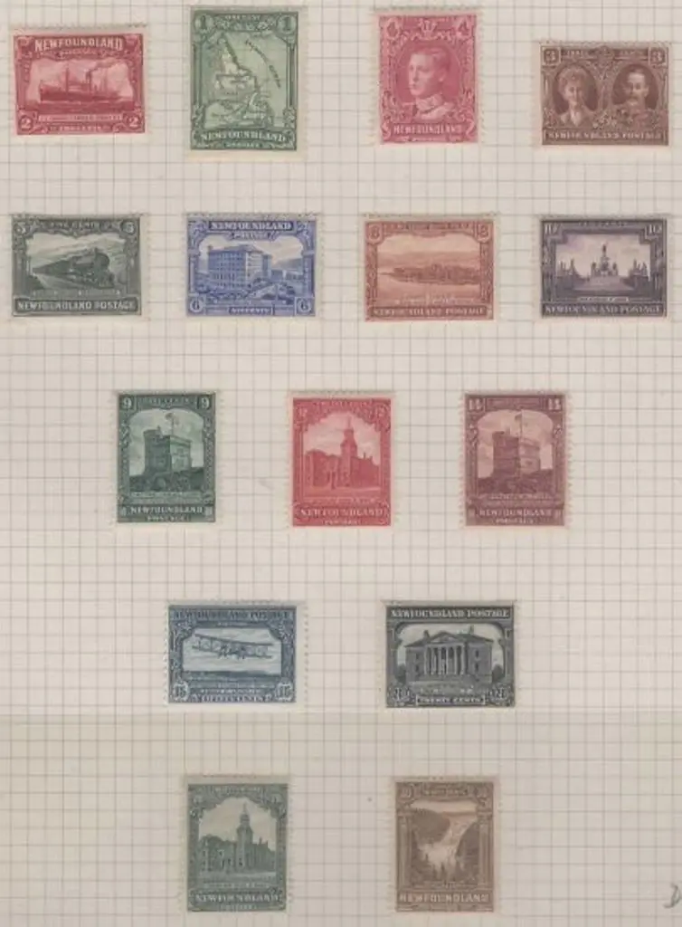 Canada-Newfoundland 1928 Pictorials defins by De ... Image 1++