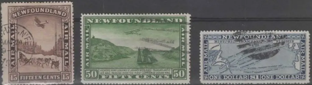 Canada-Newfoundland 1931 Airs set with wmk good to ... Image 1++